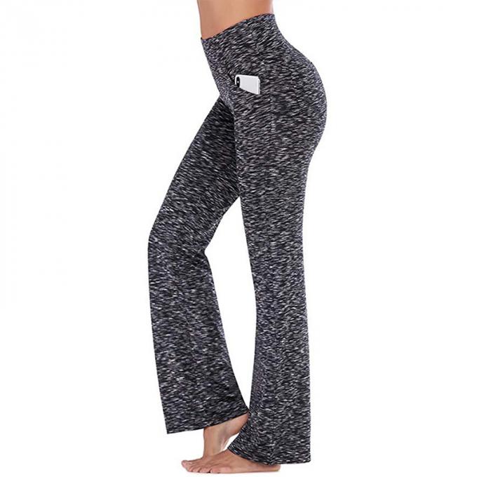 2021 alto pantalone di yoga di forma fisica di Waisted disprezza per allungare le ampie donne dei pantaloni della gamba casuali più yoga senza cuciture Legging di dimensione