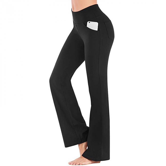2021 alto pantalone di yoga di forma fisica di Waisted disprezza per allungare le ampie donne dei pantaloni della gamba casuali più yoga senza cuciture Legging di dimensione