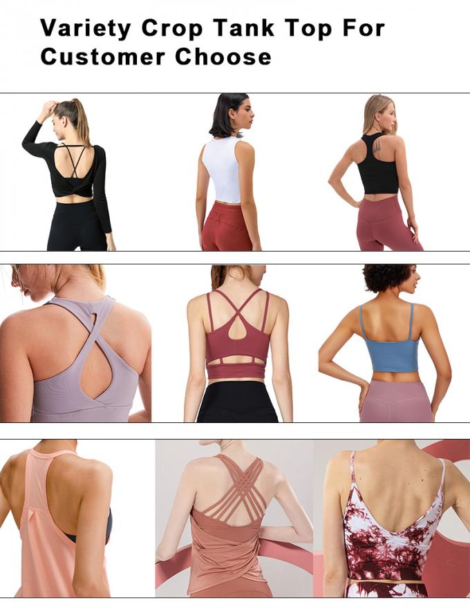 Saling caldo Wirefree ha riempito la palestra di sostegno medio che esegue le canottiere sportive delle donne del reggiseno di sport di yoga della capezza di modo di alta qualità di allenamento