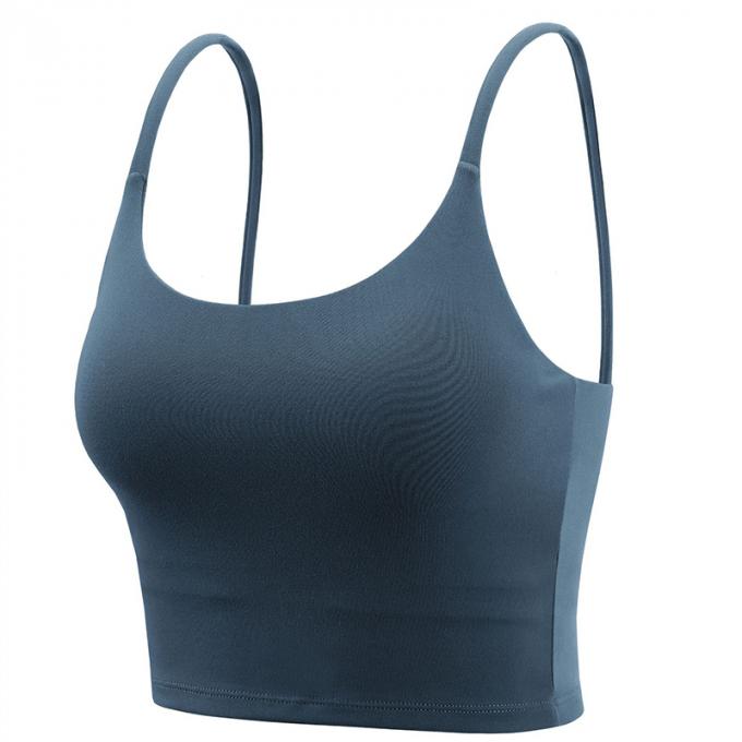 Saling caldo Wirefree ha riempito la palestra di sostegno medio che esegue le canottiere sportive delle donne del reggiseno di sport di yoga della capezza di modo di alta qualità di allenamento
