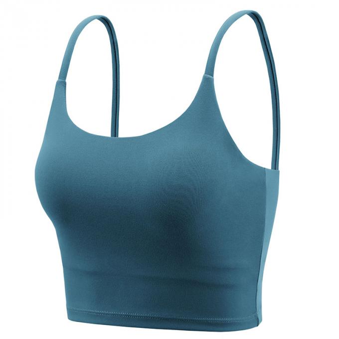 Saling caldo Wirefree ha riempito la palestra di sostegno medio che esegue le canottiere sportive delle donne del reggiseno di sport di yoga della capezza di modo di alta qualità di allenamento