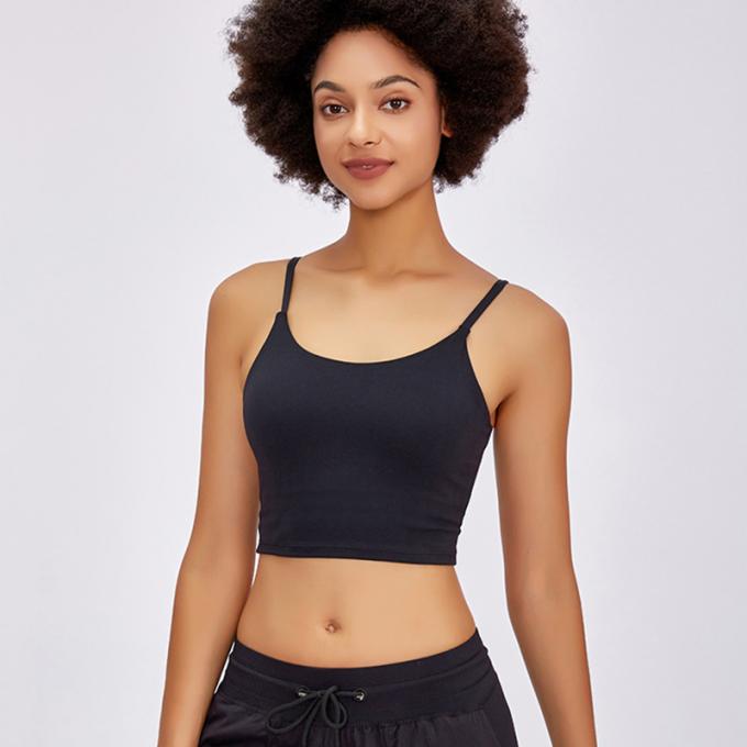 Saling caldo Wirefree ha riempito la palestra di sostegno medio che esegue le canottiere sportive delle donne del reggiseno di sport di yoga della capezza di modo di alta qualità di allenamento
