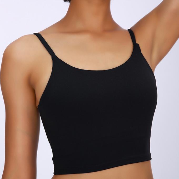 Saling caldo Wirefree ha riempito la palestra di sostegno medio che esegue le canottiere sportive delle donne del reggiseno di sport di yoga della capezza di modo di alta qualità di allenamento