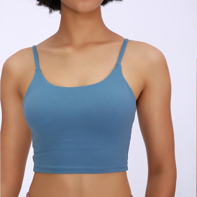 Saling caldo Wirefree ha riempito la palestra di sostegno medio che esegue le canottiere sportive delle donne del reggiseno di sport di yoga della capezza di modo di alta qualità di allenamento