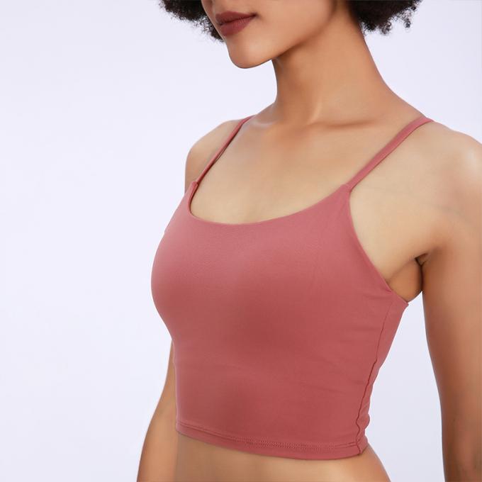 Saling caldo Wirefree ha riempito la palestra di sostegno medio che esegue le canottiere sportive delle donne del reggiseno di sport di yoga della capezza di modo di alta qualità di allenamento