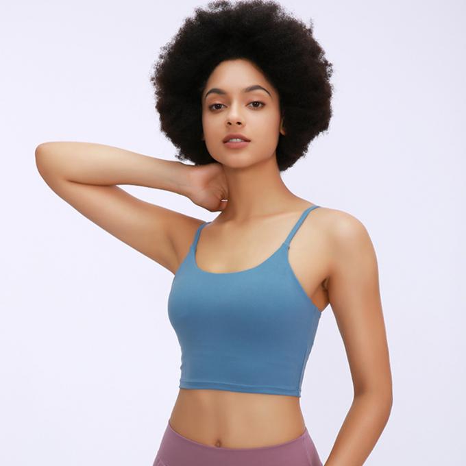 Saling caldo Wirefree ha riempito la palestra di sostegno medio che esegue le canottiere sportive delle donne del reggiseno di sport di yoga della capezza di modo di alta qualità di allenamento
