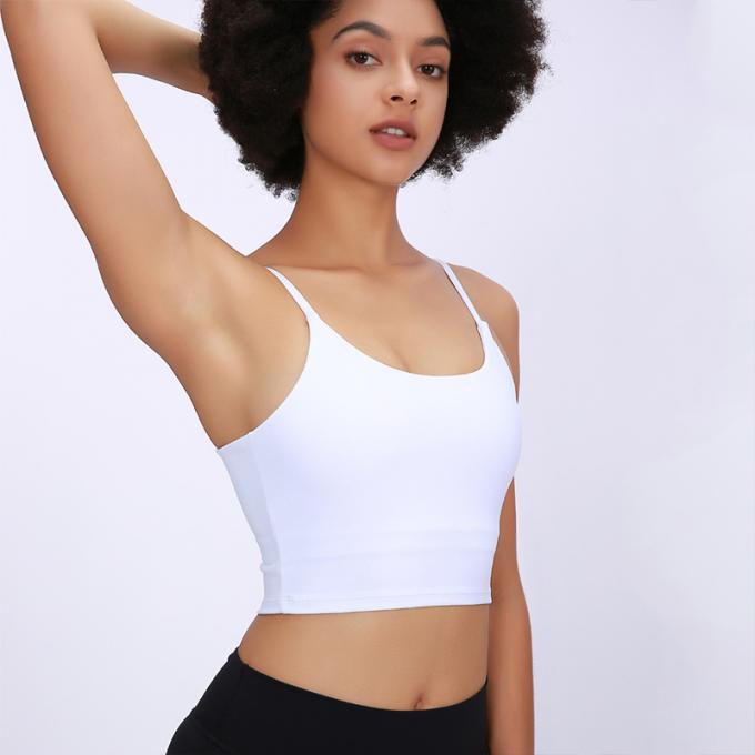 Saling caldo Wirefree ha riempito la palestra di sostegno medio che esegue le canottiere sportive delle donne del reggiseno di sport di yoga della capezza di modo di alta qualità di allenamento