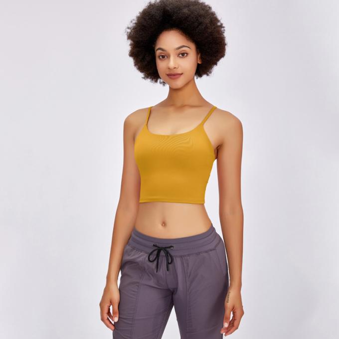Saling caldo Wirefree ha riempito la palestra di sostegno medio che esegue le canottiere sportive delle donne del reggiseno di sport di yoga della capezza di modo di alta qualità di allenamento