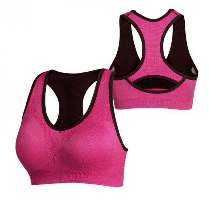  I reggiseni all'ingrosso di sport per le donne Wirefree hanno riempito il reggiseno di sport della comodità del reggiseno di forma fisica della palestra di yoga di allenamento