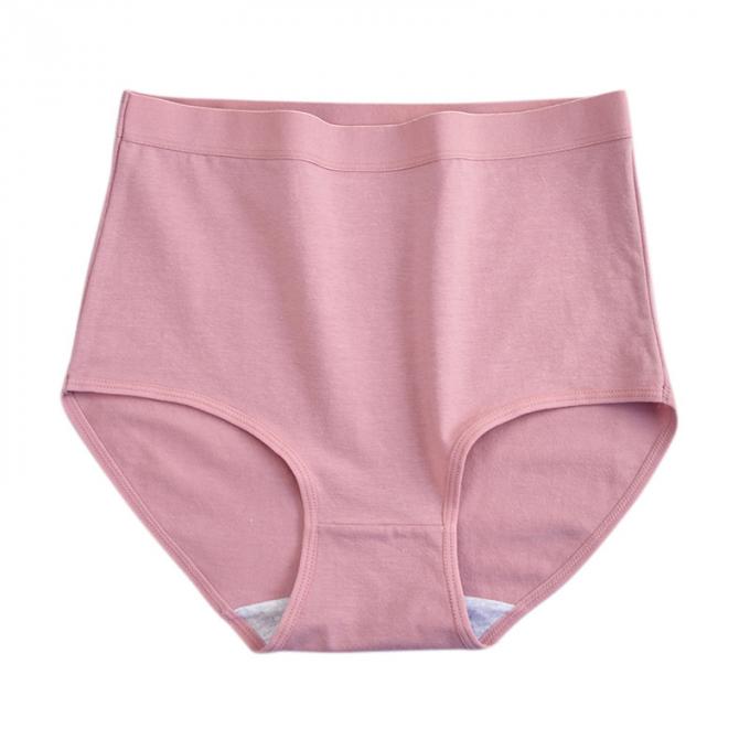 Vita del cotone della biancheria intima di dimensione del più delle donne all'ingrosso metà di nessun mutandine delle signore di copertura totale superiore del muffin brevi