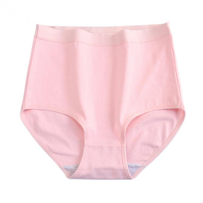 Vita del cotone della biancheria intima di dimensione del più delle donne all'ingrosso metà di nessun mutandine delle signore di copertura totale superiore del muffin brevi
