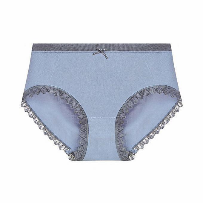 Le mutandine all'ingrosso della biancheria intima merlettano le mutandine del bikini per donne senza cuciture della biancheria intima del cotone della vita delle donne le metà di