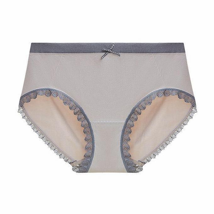 Le mutandine all'ingrosso della biancheria intima merlettano le mutandine del bikini per donne senza cuciture della biancheria intima del cotone della vita delle donne le metà di