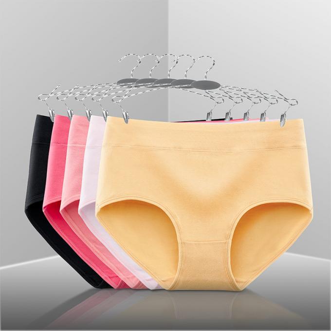 Metà di mutandine piene delicatamente respirabili delle donne del cotone dell'aumento delle donne all'ingrosso brevi più la dimensione per la biancheria intima delle donne