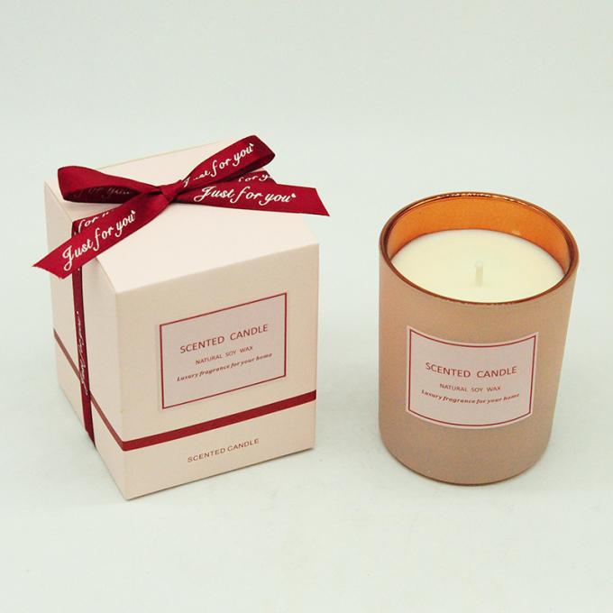 Candela profumata di aromaterapia della soia della cera che non dà fumo ecologica all'ingrosso della cera con il contenitore di regalo del coperchio per il compleanno Valentine Day Weddings