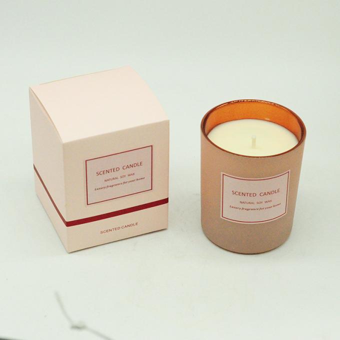 Candela profumata di aromaterapia della soia della cera che non dà fumo ecologica all'ingrosso della cera con il contenitore di regalo del coperchio per il compleanno Valentine Day Weddings