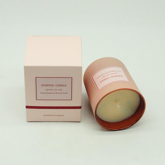Candela profumata di aromaterapia della soia della cera che non dà fumo ecologica all'ingrosso della cera con il contenitore di regalo del coperchio per il compleanno Valentine Day Weddings
