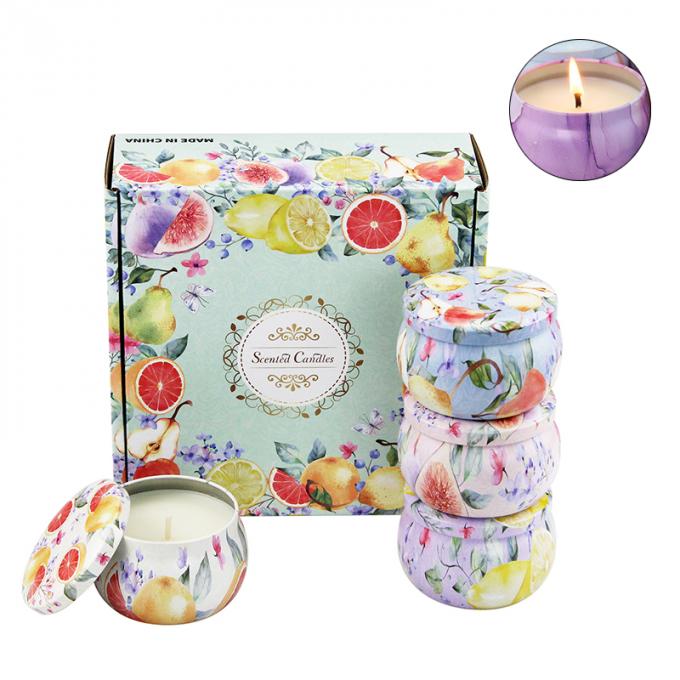 Candela profumata che non dà fumo ecologica profumata durante di Valentine Weddings Soy Candle Long Tin Candles Wax di compleanno di giorno di madre
