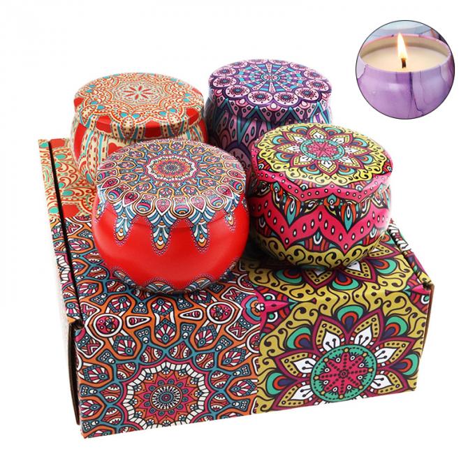 Candela profumata che non dà fumo ecologica profumata durante di Valentine Weddings Soy Candle Long Tin Candles Wax di compleanno di giorno di madre