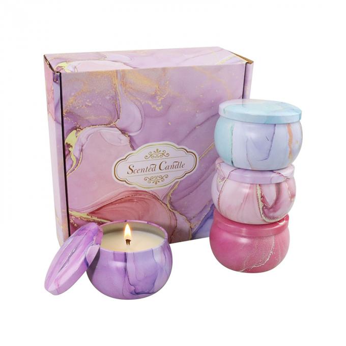 Candela profumata che non dà fumo ecologica profumata durante di Valentine Weddings Soy Candle Long Tin Candles Wax di compleanno di giorno di madre
