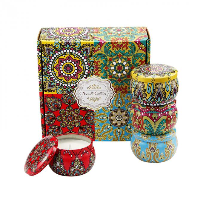 Candela profumata che non dà fumo ecologica profumata durante di Valentine Weddings Soy Candle Long Tin Candles Wax di compleanno di giorno di madre