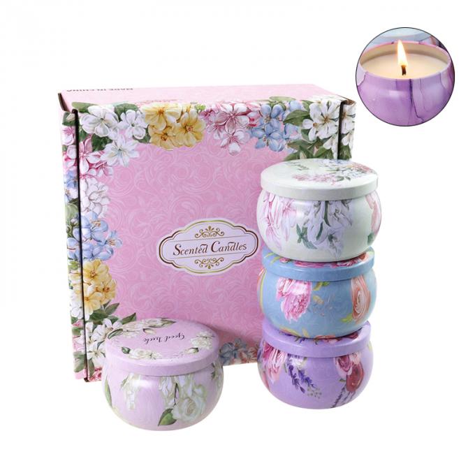 Candela profumata che non dà fumo ecologica profumata durante di Valentine Weddings Soy Candle Long Tin Candles Wax di compleanno di giorno di madre