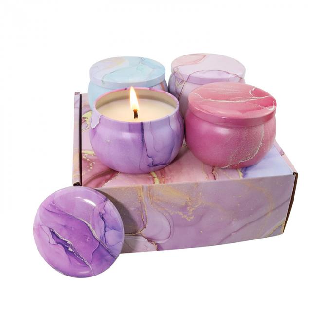 Candela profumata che non dà fumo ecologica profumata durante di Valentine Weddings Soy Candle Long Tin Candles Wax di compleanno di giorno di madre