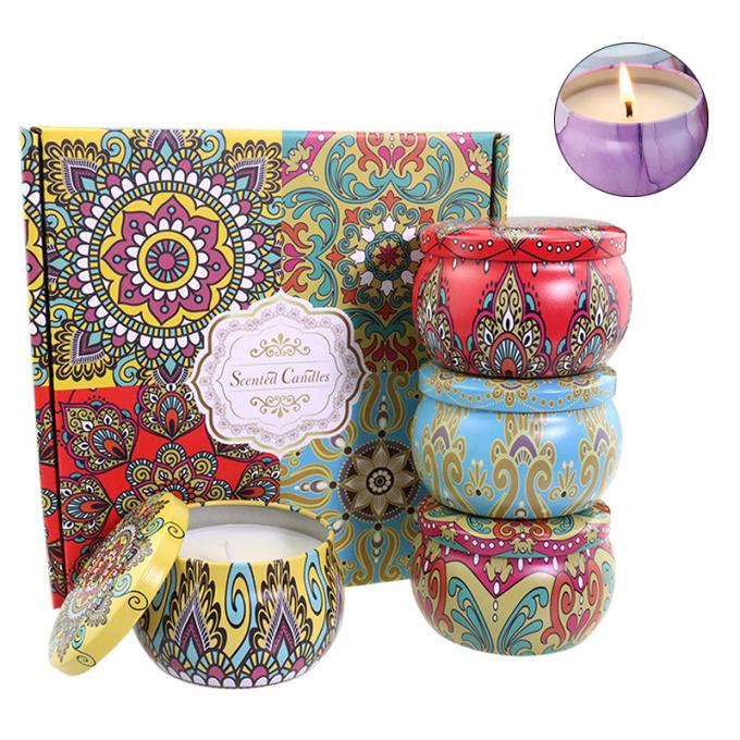 Candela profumata che non dà fumo ecologica profumata durante di Valentine Weddings Soy Candle Long Tin Candles Wax di compleanno di giorno di madre