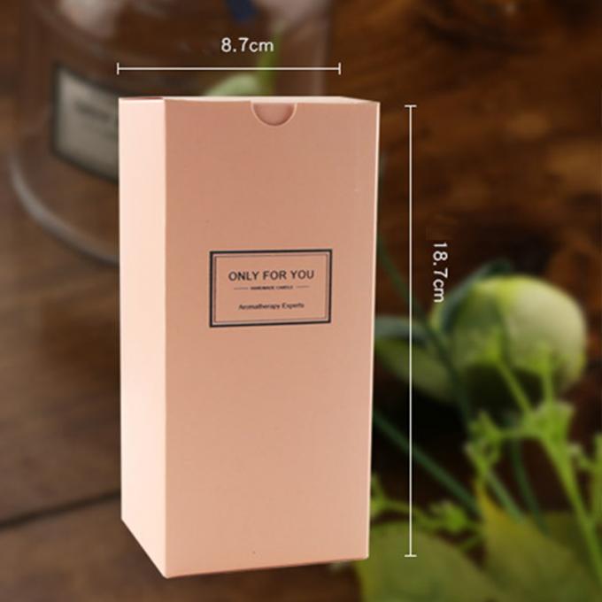 L'olio essenziale di lusso blu di vetro durevole che non dà fumo ecologico di Bell di vento ha sentito le candele in barattolo di vetro