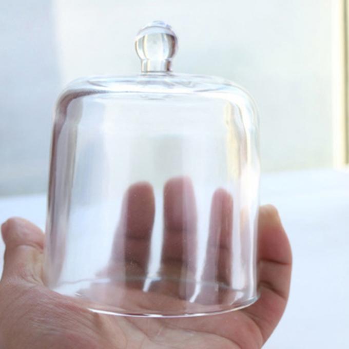 L'olio essenziale di lusso blu di vetro durevole che non dà fumo ecologico di Bell di vento ha sentito le candele in barattolo di vetro