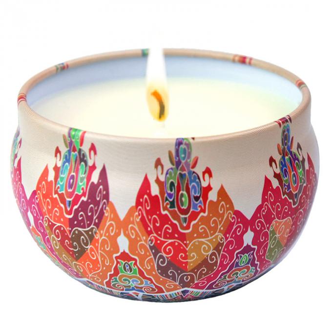 Candela profumata che non dà fumo ecologica profumata durante di Valentine Weddings Soy Candle Long Tin Candles Wax di compleanno di giorno di madre