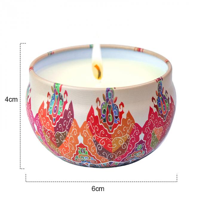 Candela profumata che non dà fumo ecologica profumata durante di Valentine Weddings Soy Candle Long Tin Candles Wax di compleanno di giorno di madre