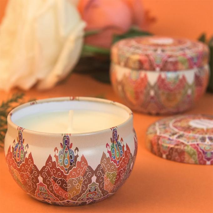 Candela profumata che non dà fumo ecologica profumata durante di Valentine Weddings Soy Candle Long Tin Candles Wax di compleanno di giorno di madre
