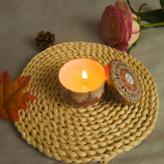 Candela profumata che non dà fumo ecologica profumata durante di Valentine Weddings Soy Candle Long Tin Candles Wax di compleanno di giorno di madre