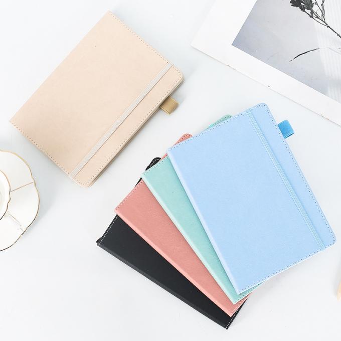 L'affare di cuoio all'ingrosso dell'ufficio dell'unità di elaborazione fornisce alla scrittura ecologica della copertina dura Pen Loop Thick Notebook