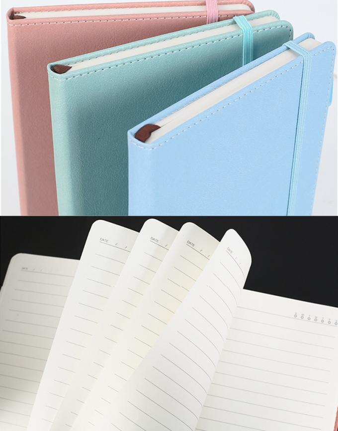 L'affare di cuoio all'ingrosso dell'ufficio dell'unità di elaborazione fornisce alla scrittura ecologica della copertina dura Pen Loop Thick Notebook