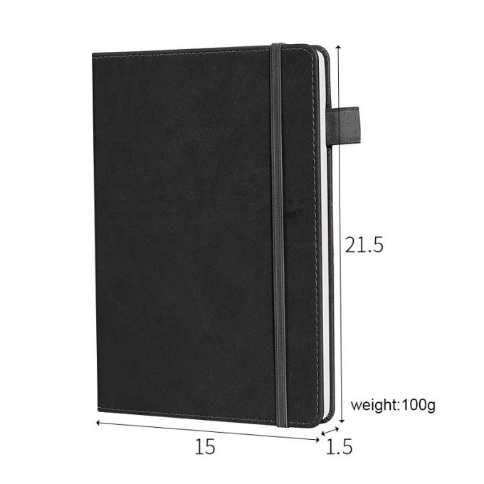 L'affare di cuoio all'ingrosso dell'ufficio dell'unità di elaborazione fornisce alla scrittura ecologica della copertina dura Pen Loop Thick Notebook